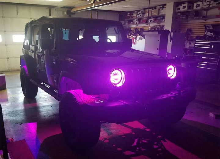 car lights