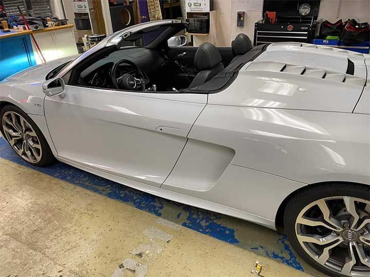 White car