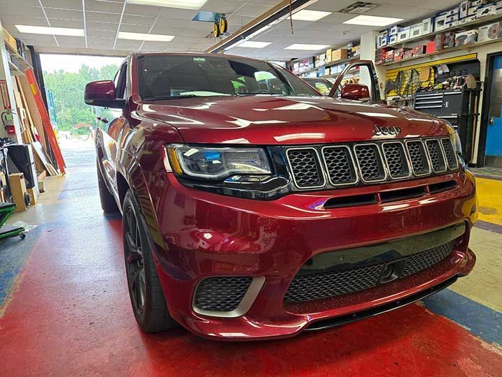 Red Jeep