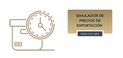 Caixa com relogio escrito preco exportacao
