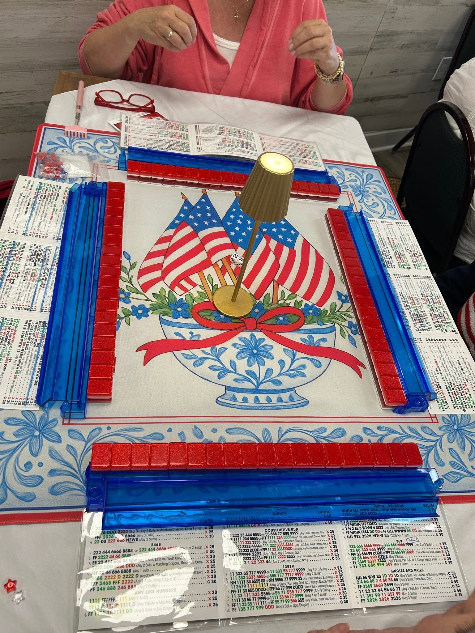 MahJong Socialites Tile and Tablescape Rental