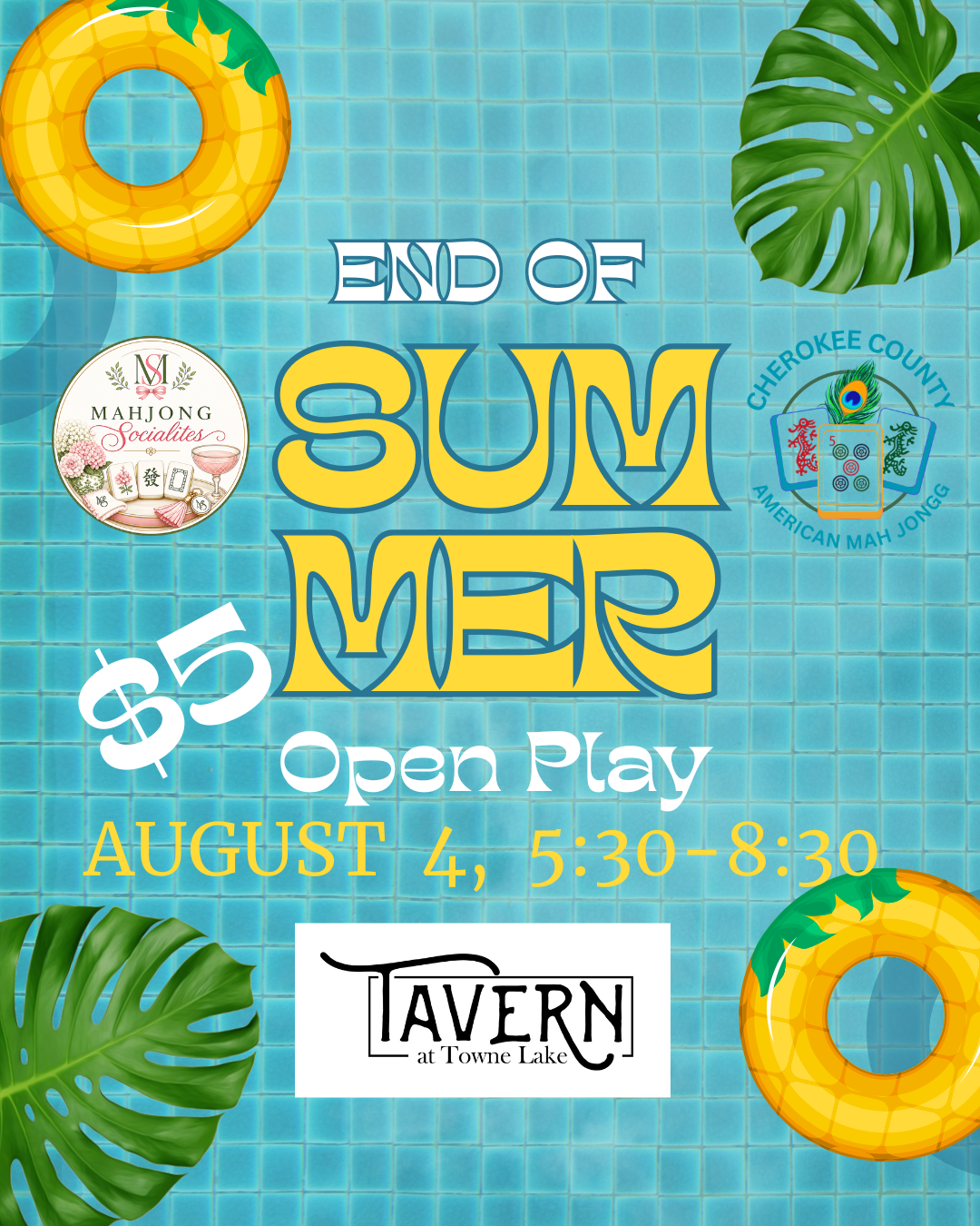 8/4 | End of Summer Open Play