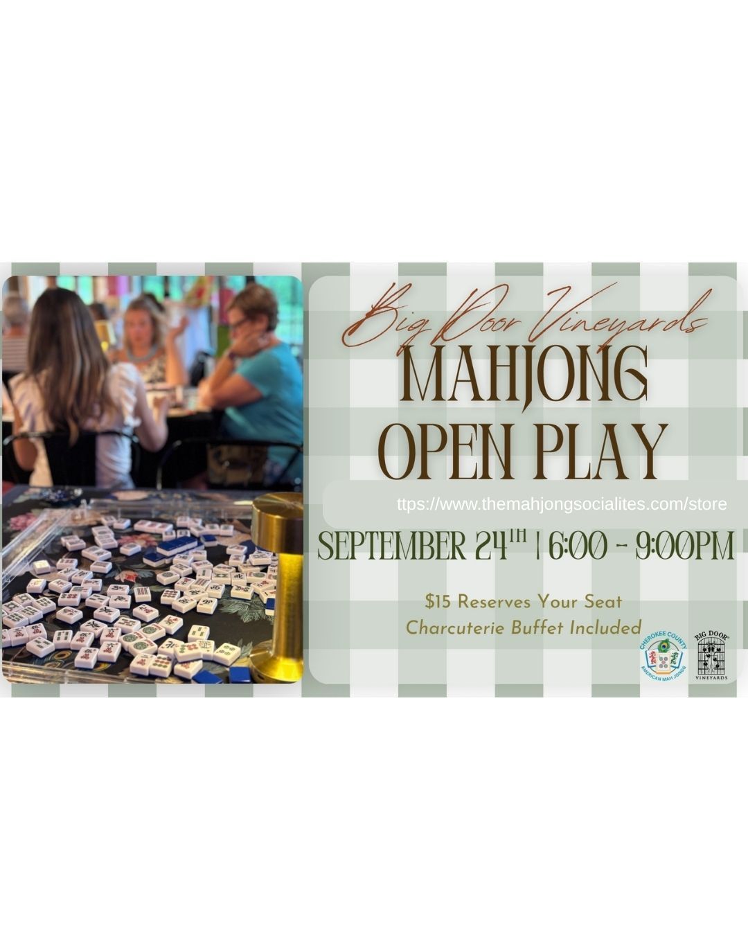 9/24 | Step Three, Open Play | Big Door Vineyards