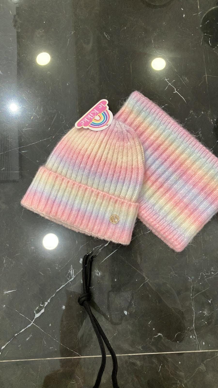 cappello e sciarpa fantasia bambina