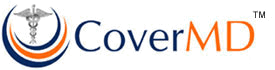 CoverMD logo with medical staff icon