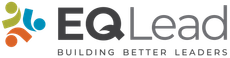 EQLead logo with colorful circular icon and gray text on white background