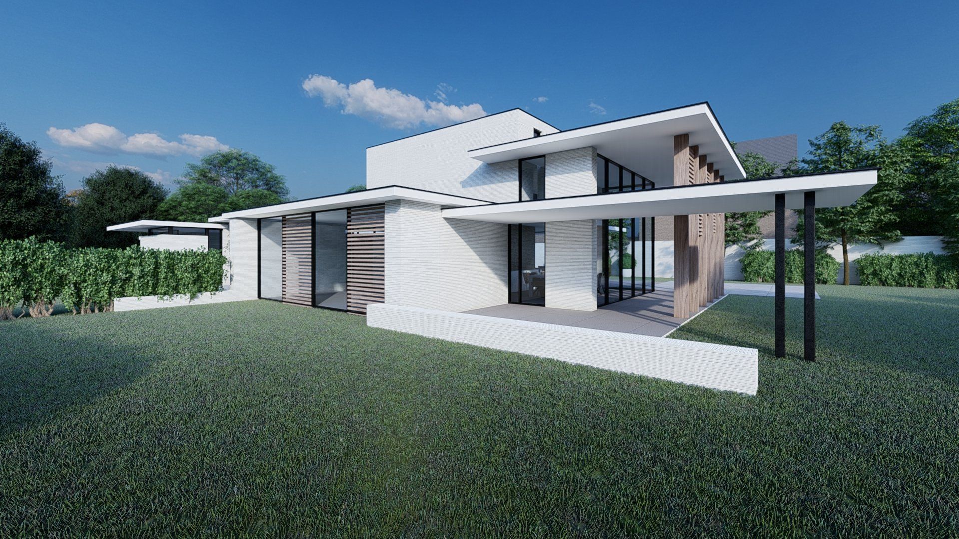 Ontwerp, Duurzame woning, De architecten van Nu, moderne woning, Huizenhoog, houtbouw, CLT, HSB, Spanje