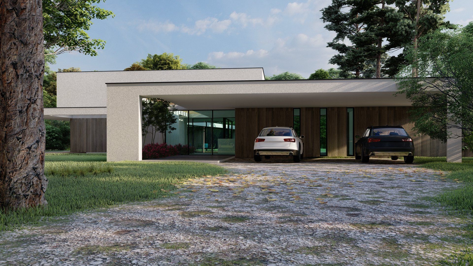 Ontwerp,duurzaam, moderne villa, Vught, De architecten van Nu, Huizenhoog, houtbouw, HSB, CLT