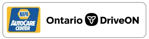 NAPA AutoCare Center with Ontario DriveON logo.