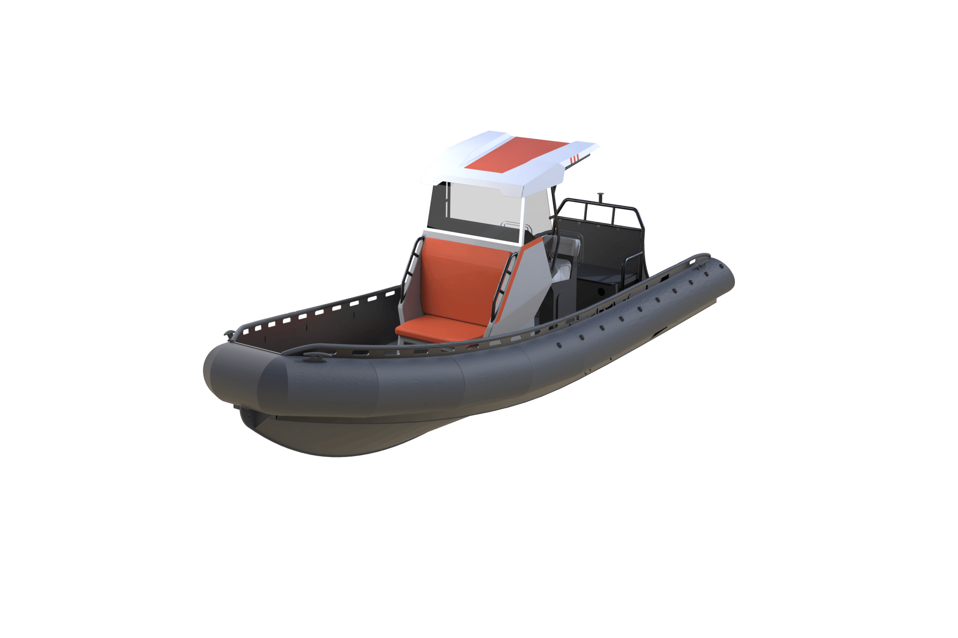 Rescue boat rendering