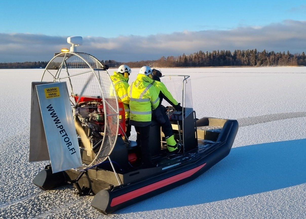 hyrdrocopter on ice #2