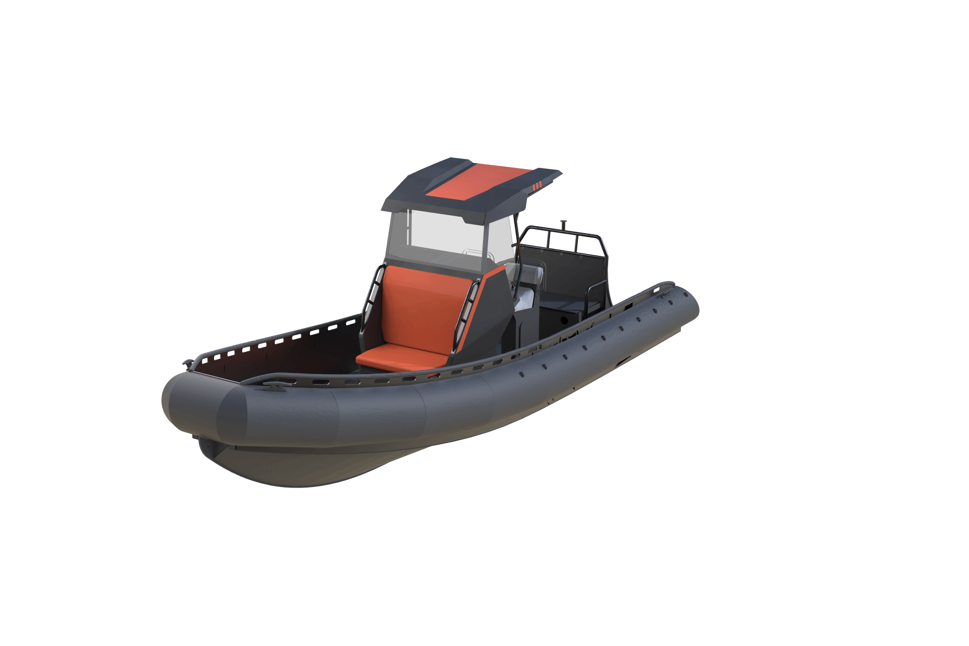 Petor p686 life boat second picture from right side