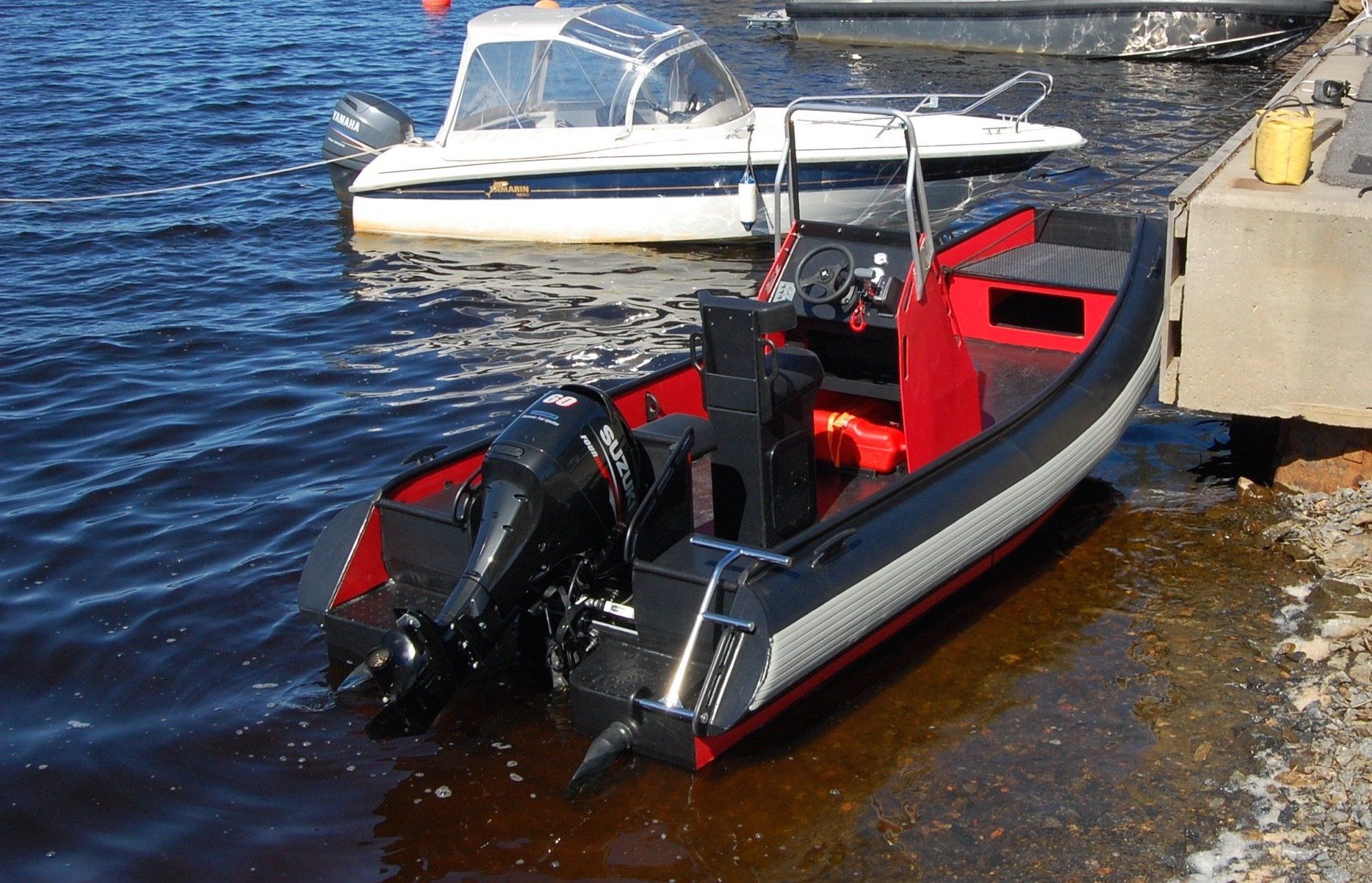 life boat in at the dock #2