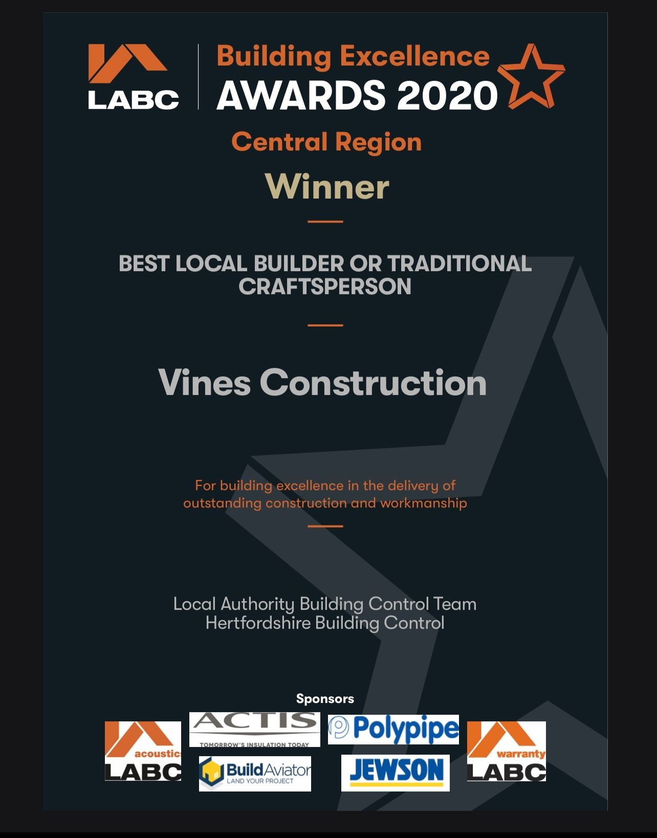LABC award