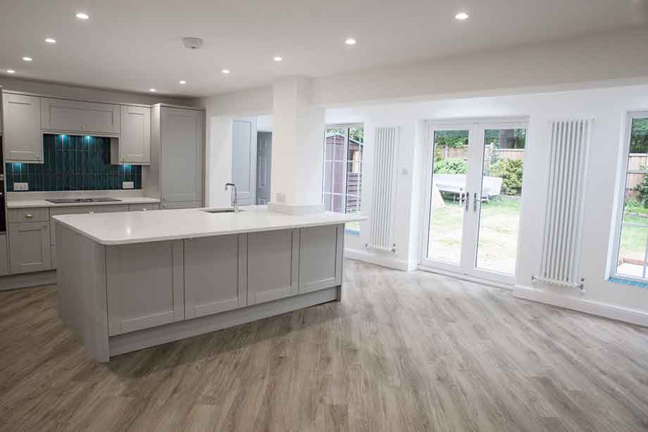 Open living areas