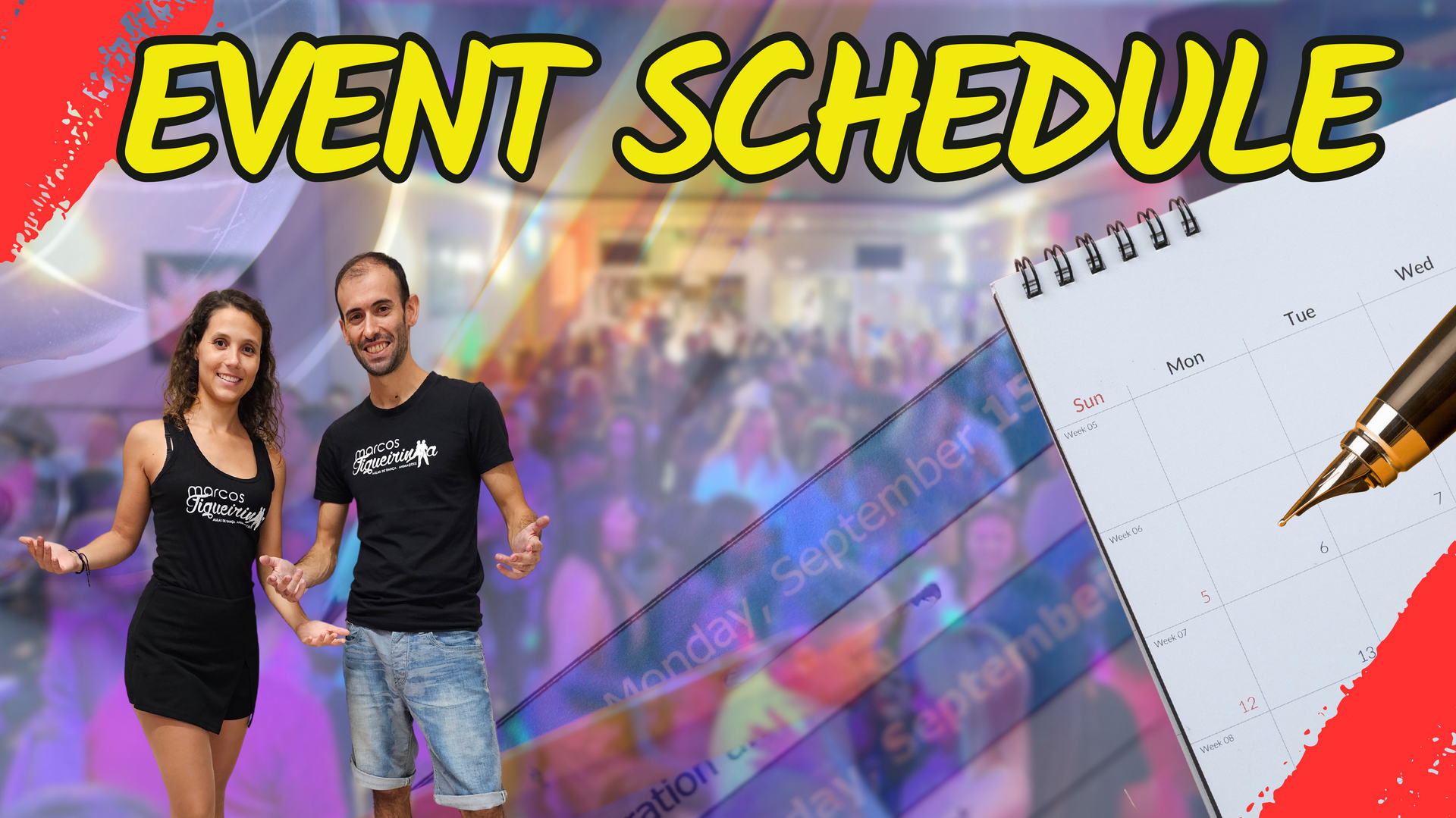 dance school schedulle timetable