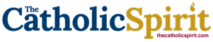 The Catholic Spirit logo with blue text for "Catholic" and gold text for "Spirit," with the URL below in small text.
