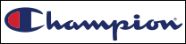 Champion logo in blue and red script with a red-and-blue emblem on white background