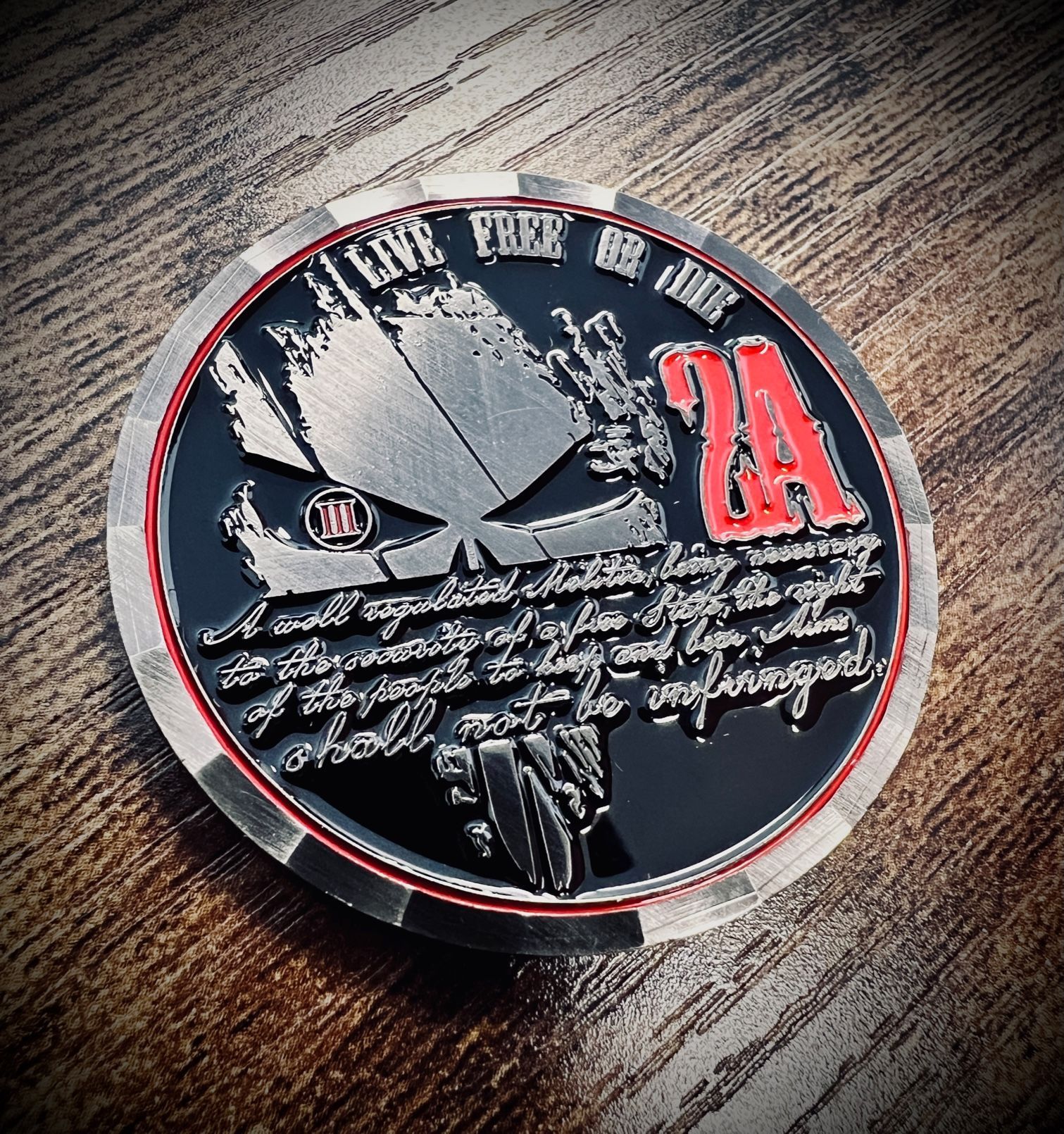Coin with a skull, 