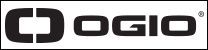 OGIO logo in black and white on a rectangular background