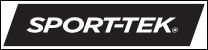 SPORT-TEK logo in white italic text on a black and gray slanted banner