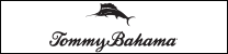 Tommy Bahama logo with black text and a palm tree silhouette on a white background