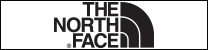The North Face logo in black on a white background