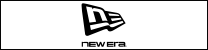 Black New Era logo with stylized cap icon and “newera” text on a white background