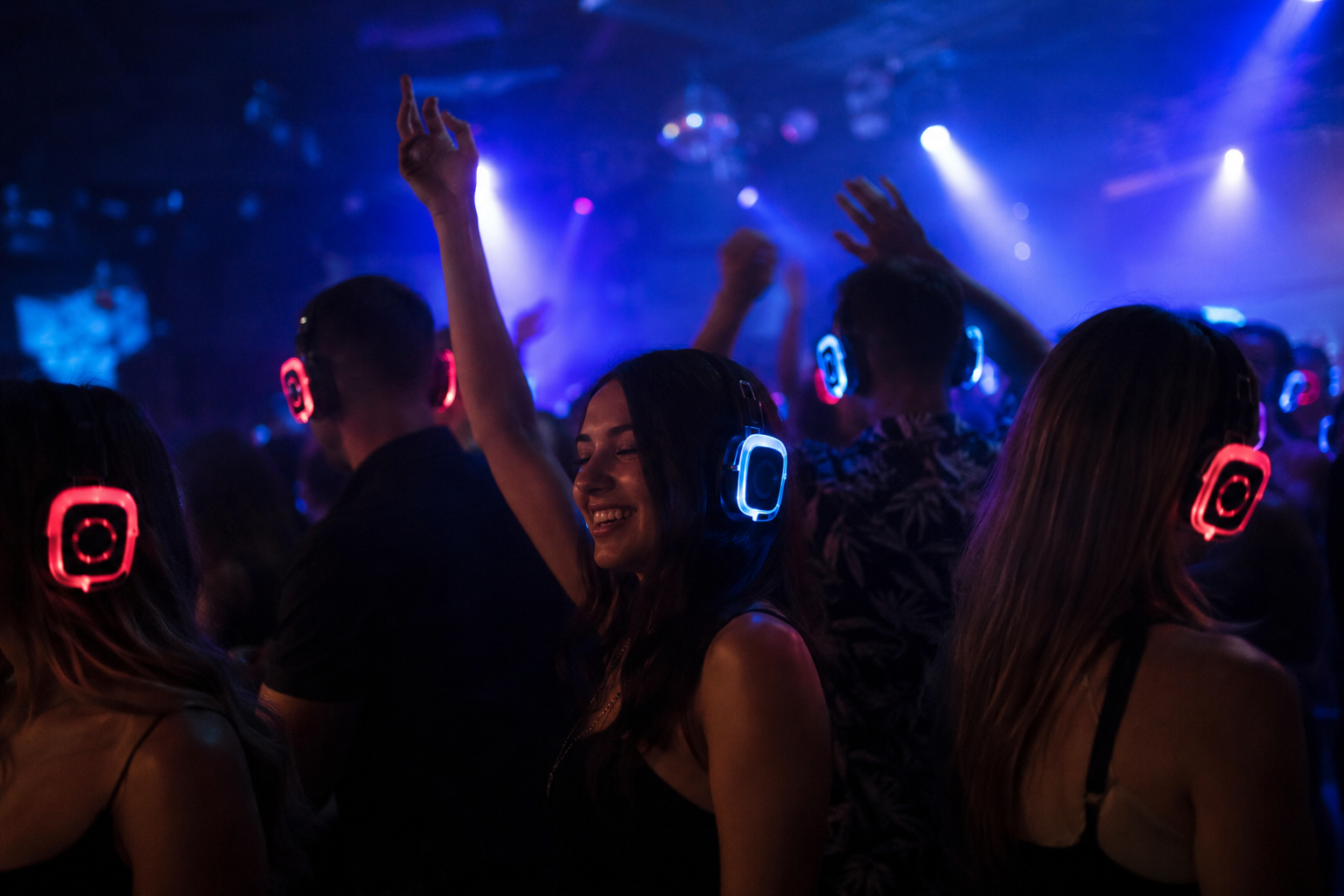 Silent discofeest bij RentBubbel