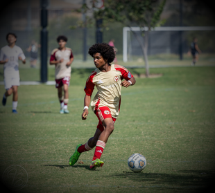 A soccer player for Magnus Football Club