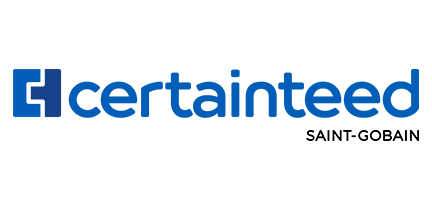 The blue CertainTeed logo with the text "SAINT-GOBAIN" underneath.