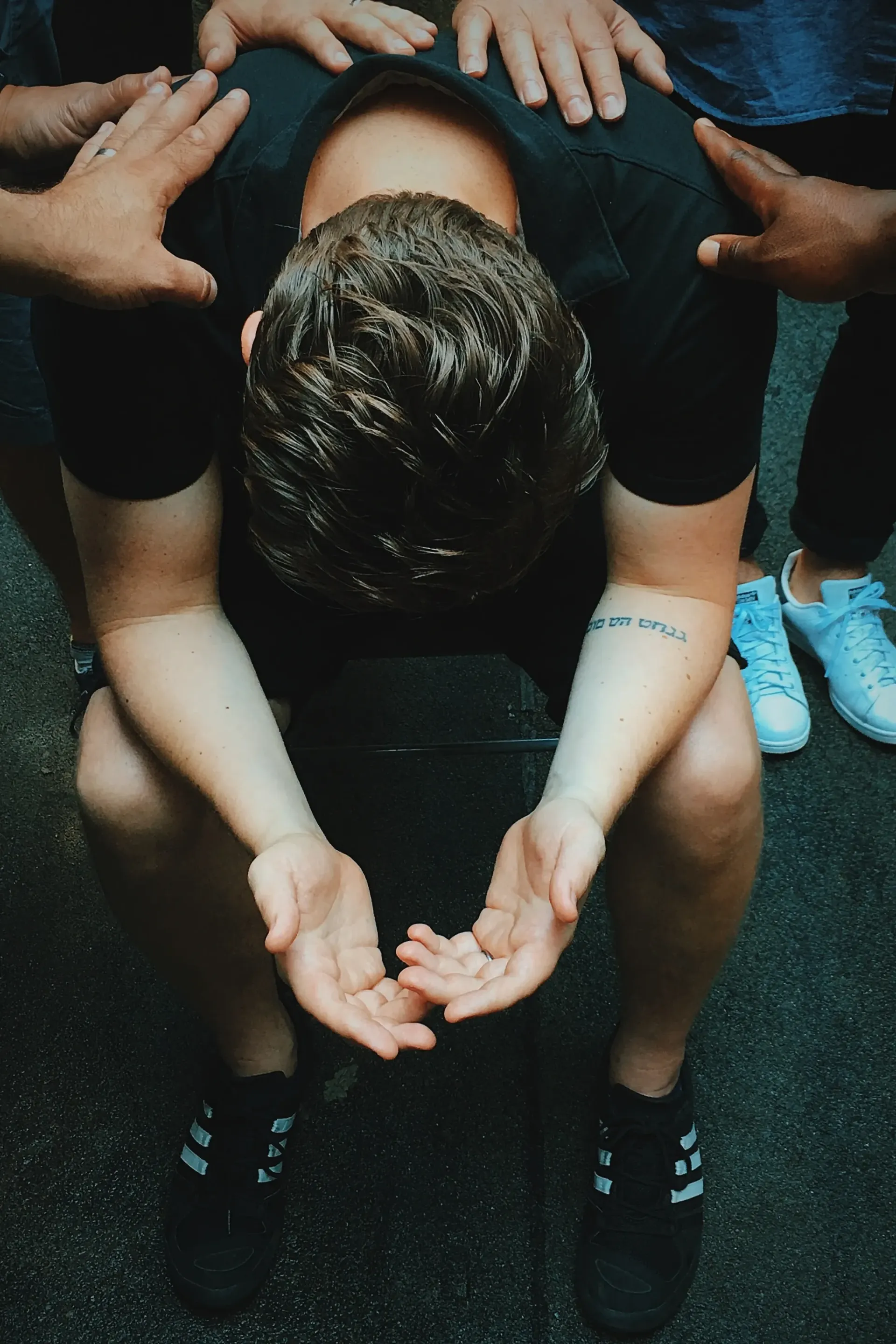 praying athlete
