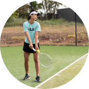 Commercial tennis courts