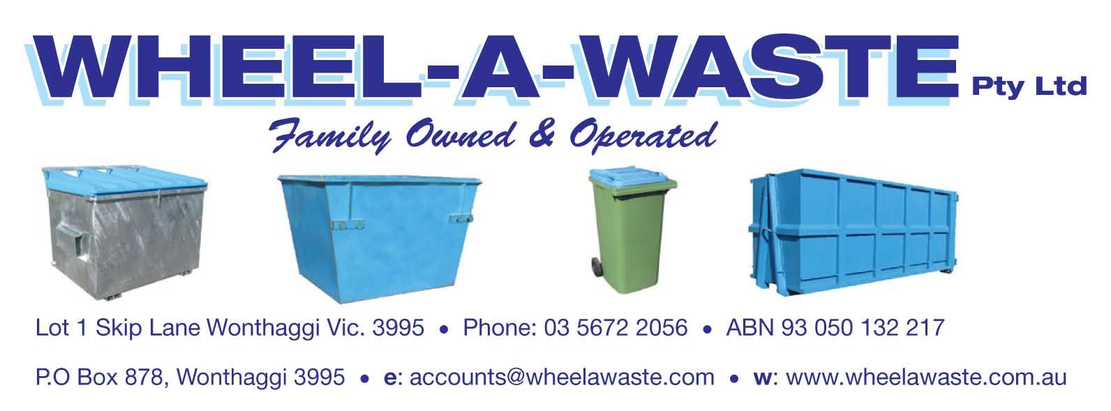 Letterhead Logo — Wonthaggi, VIC — Wheel-A-Waste