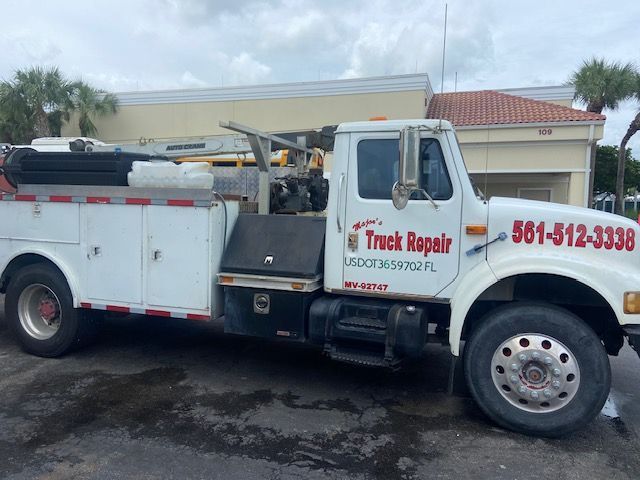 White truck with 
