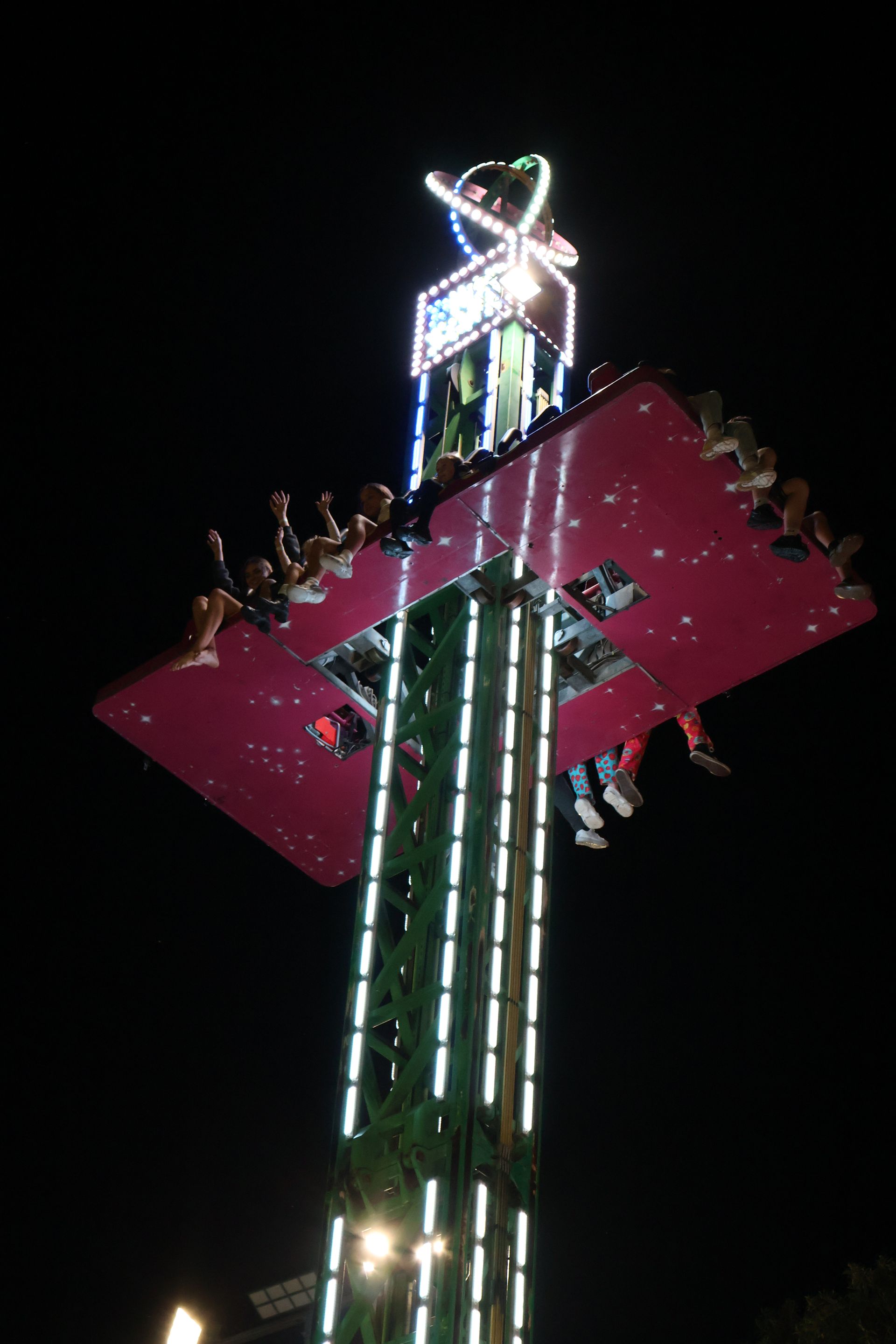 A Carnival Ride At Night — Bills Amusements In Rockhampton, QLD