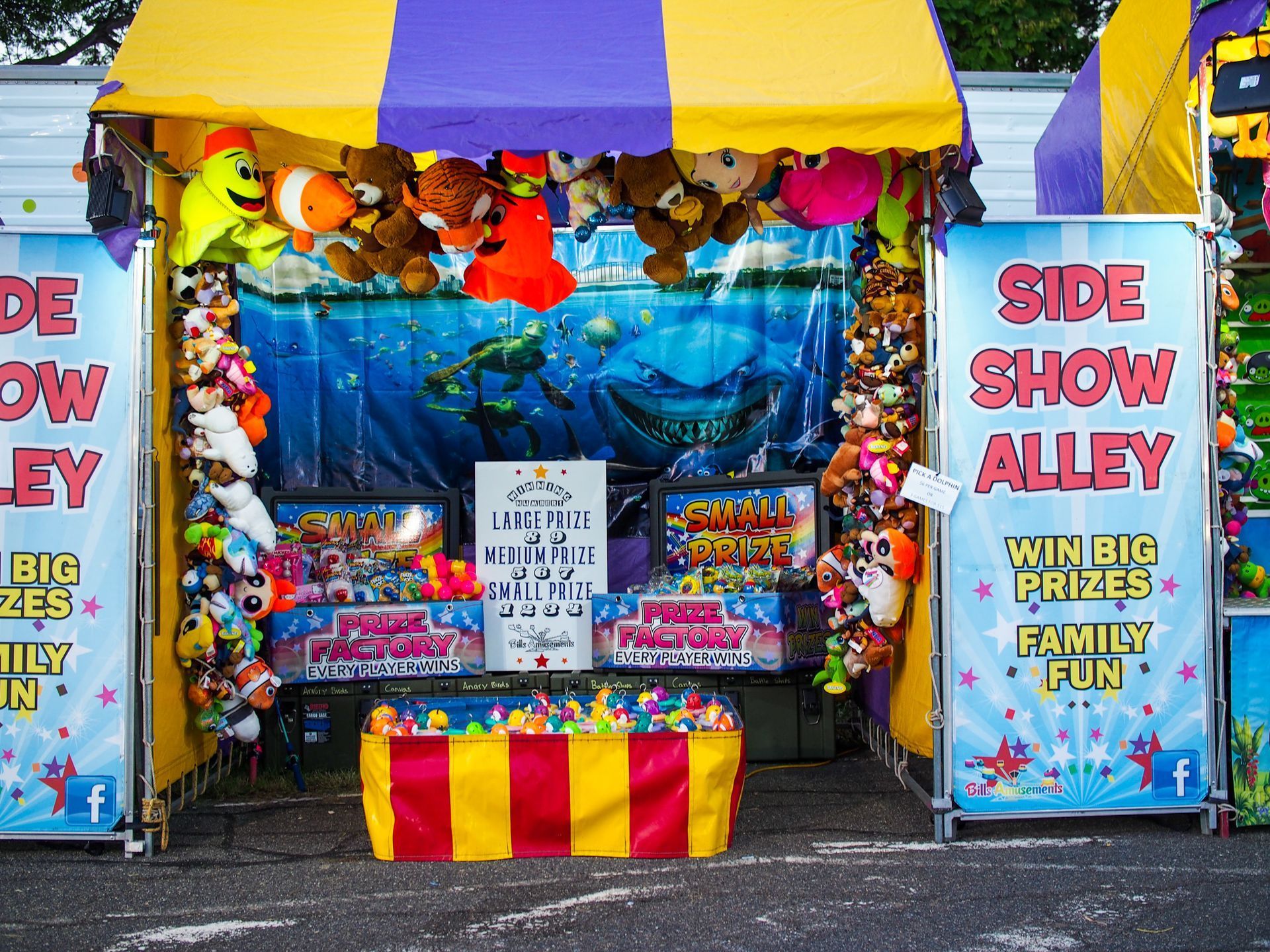 A Baby Shark Fishing Game Is Sitting On A Table — Bills Amusements In Rockhampton, QLD