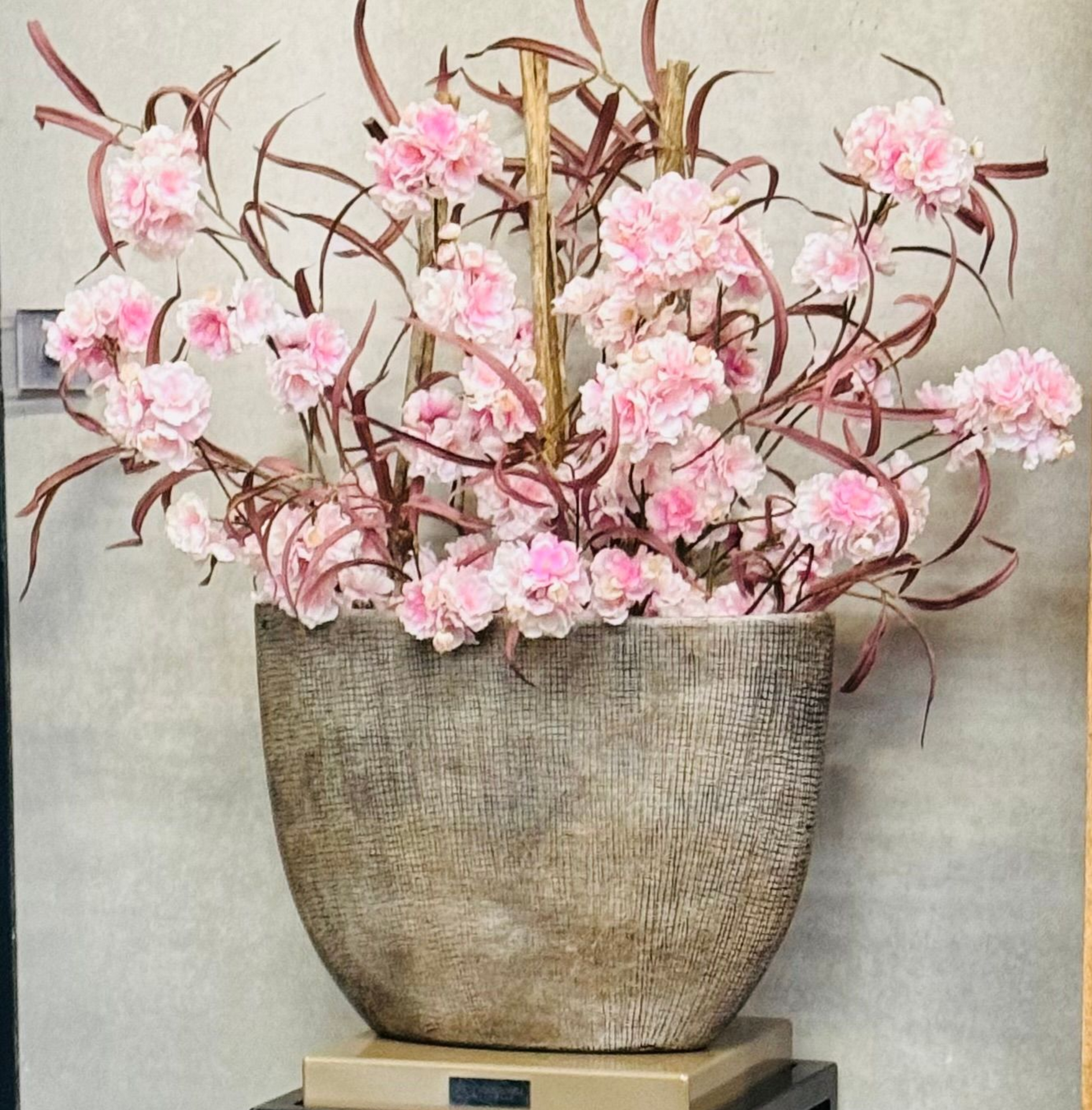 Bloesem soft pink boeket