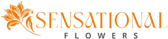Een logo voor sensationele bloemen met een bloem erop