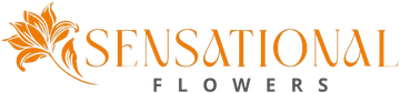 Een logo voor sensationele bloemen met een bloem erop