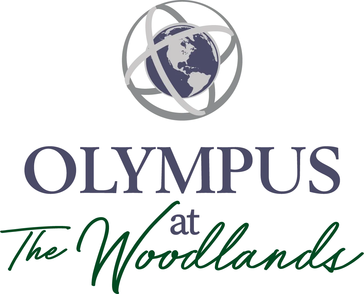 Olympus at the Woodlands logo.