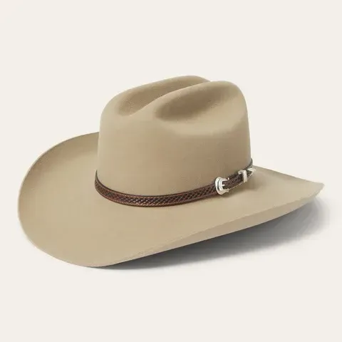 Pink cowboy hat.