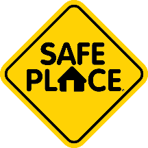 Yellow diamond sign with the words