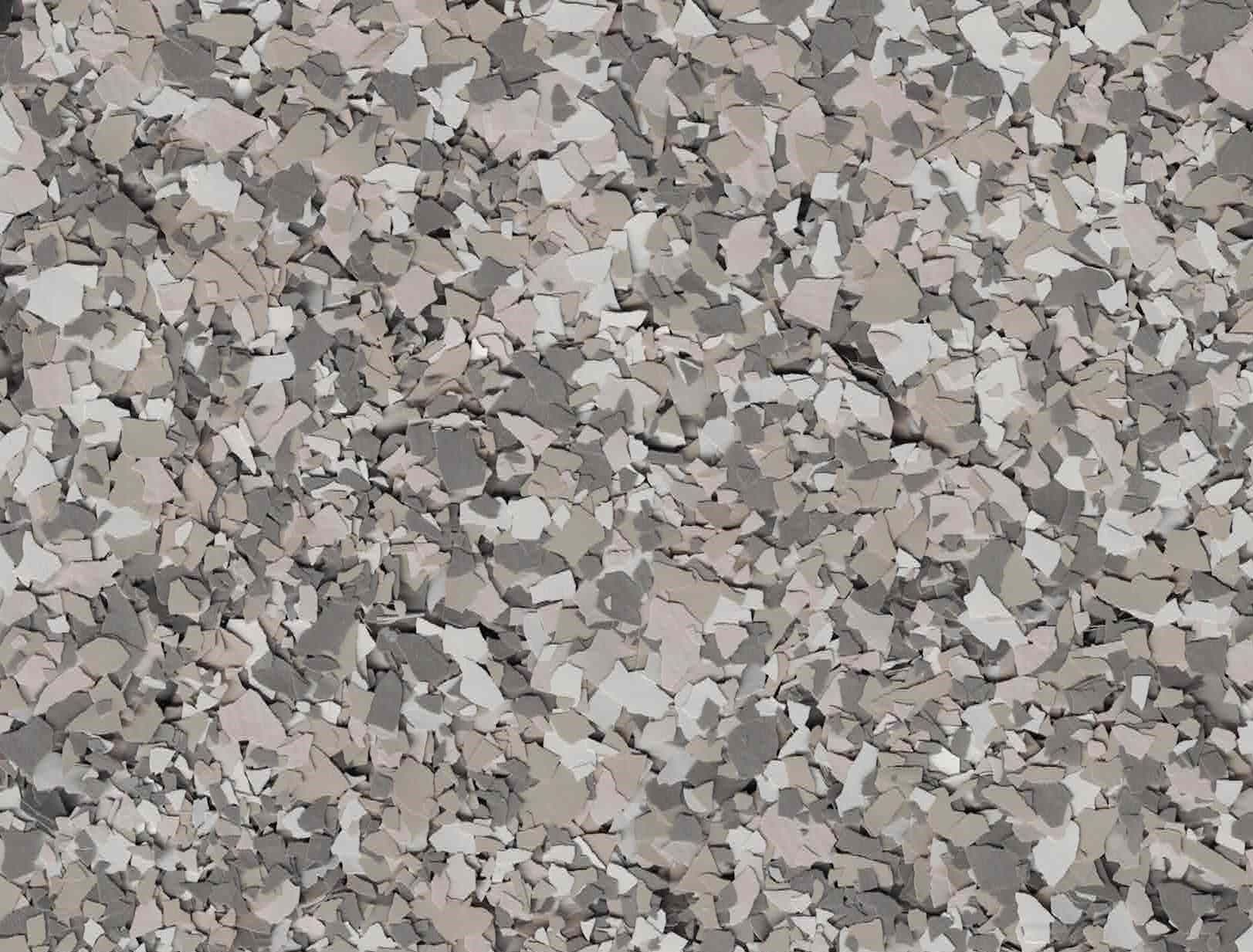 Gray and beige pebbles forming a textured gravel surface