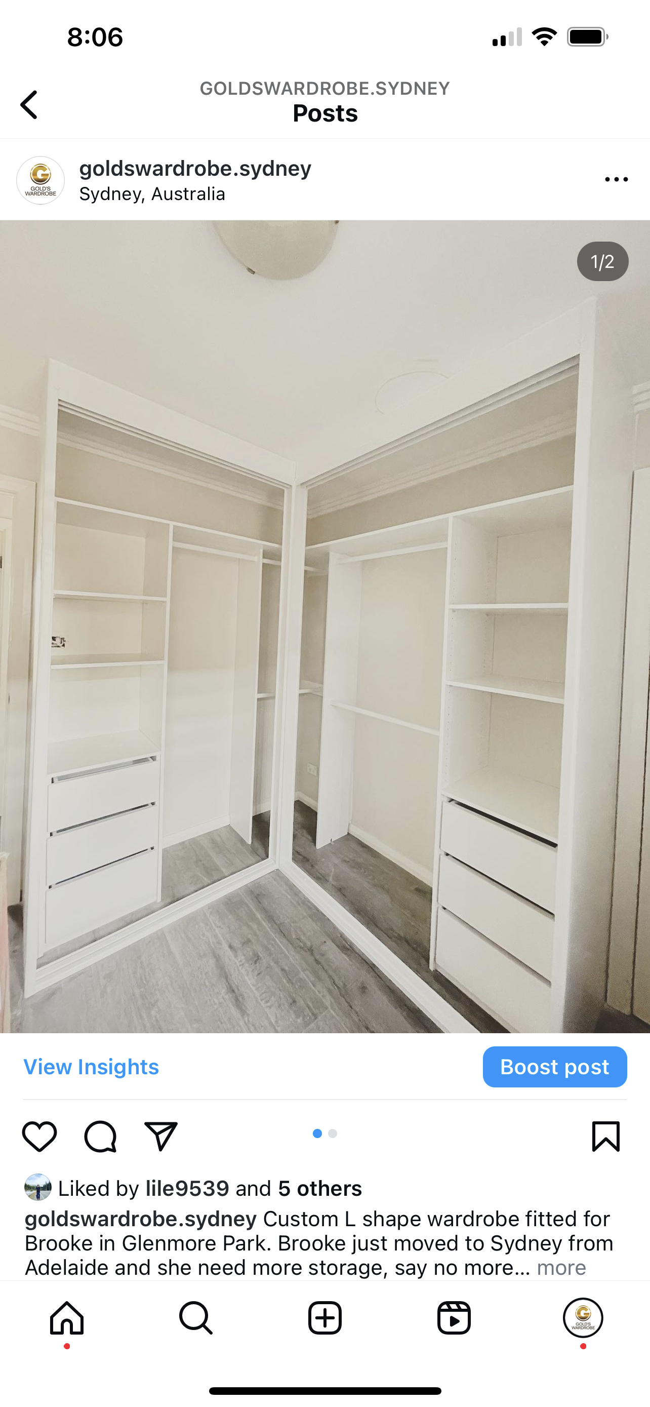 empty wardrobe