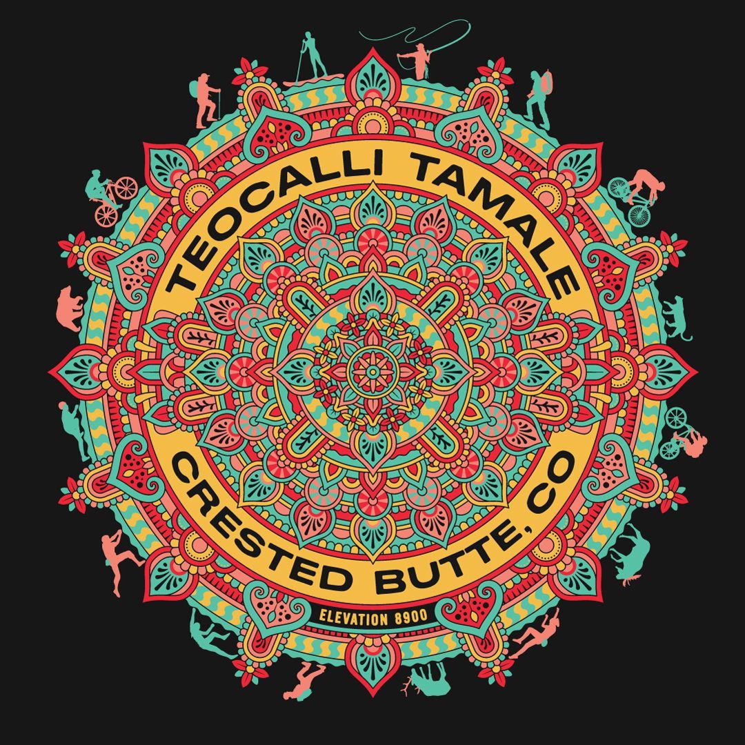 A logo for teocalli tamale crested butte co