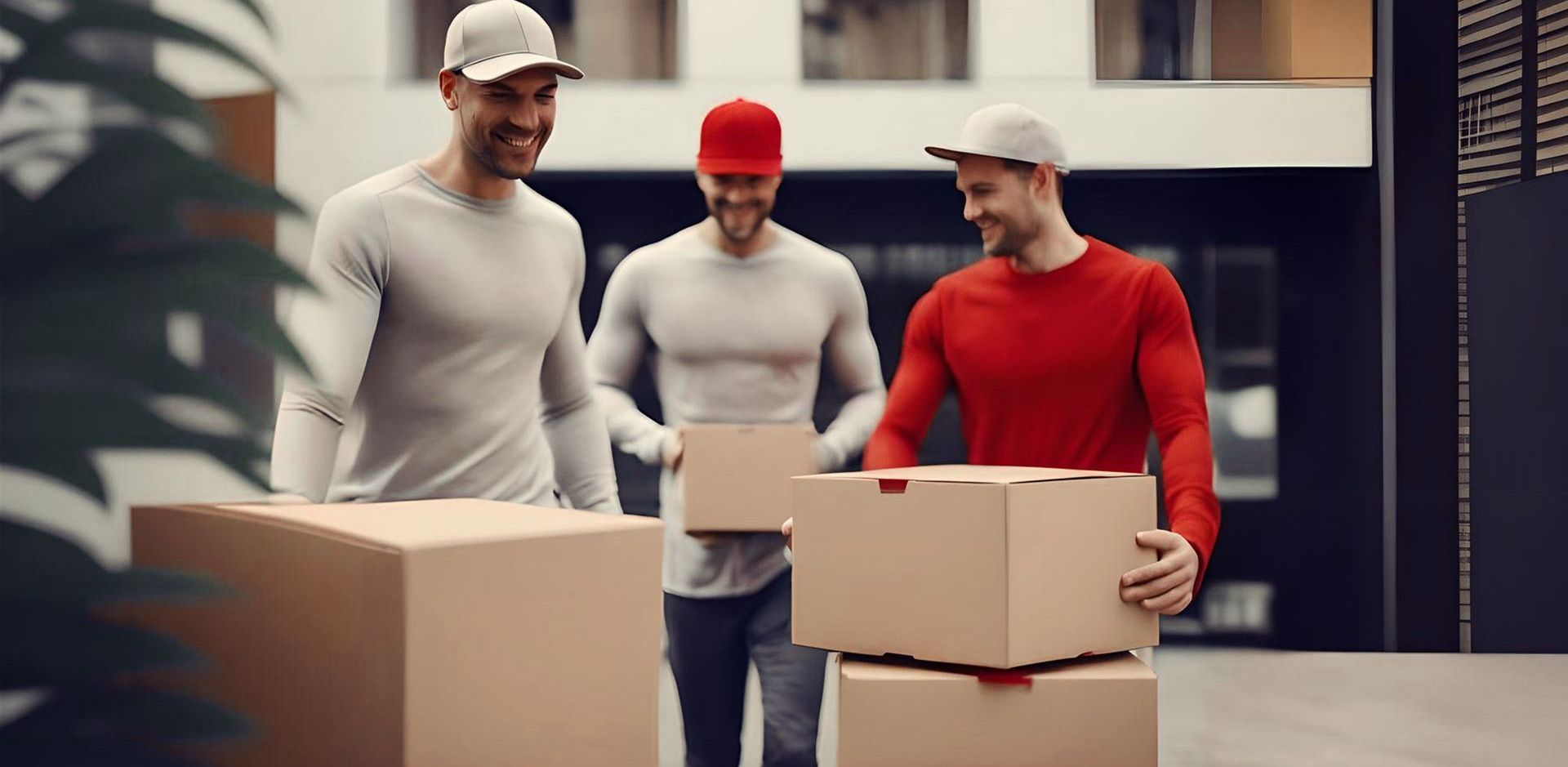 Movers Loading furniture in apartment or condo Loading dock