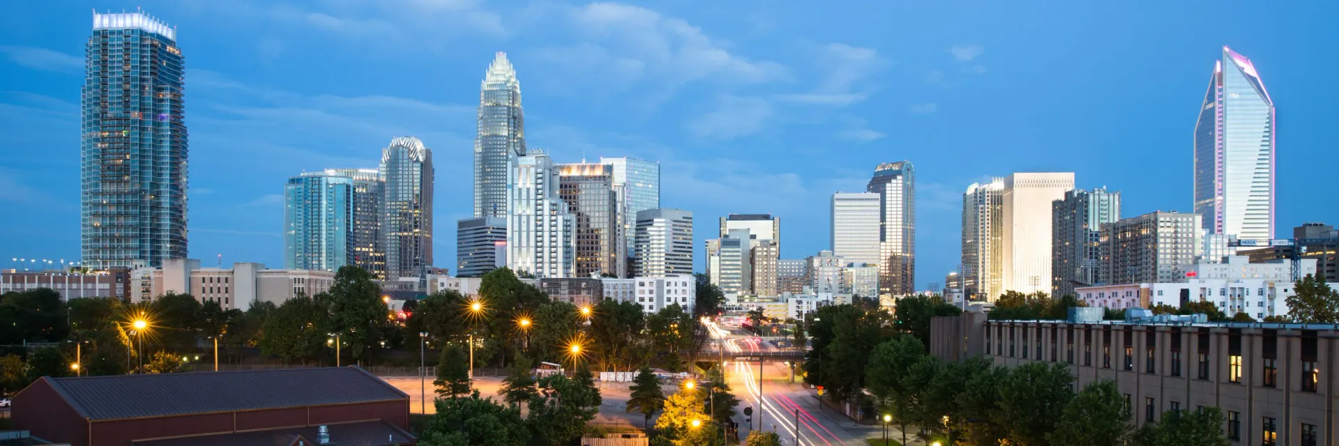 Charlotte North carolina Skyline - Moving and Furniture Delivery by 49Van