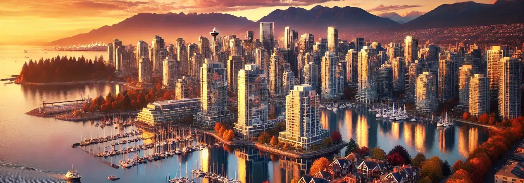 Vancouver British Columbia Skyline - Moving and Furniture Delivery by 49Van