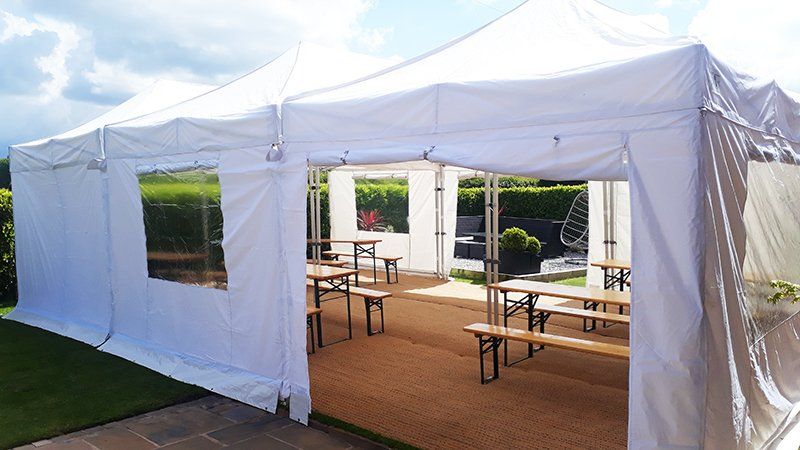 4m wide marquee for hire